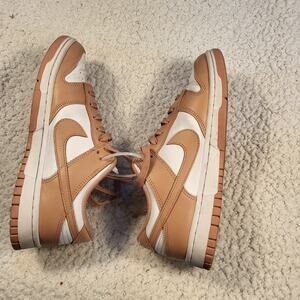Nike Dunk Low "Rose Whisper" white and rose leather Women's sz 8.5